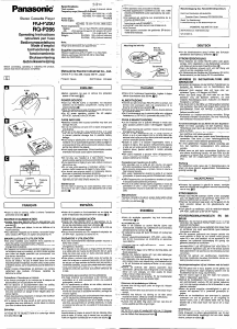 Bedienungsanleitung Panasonic RQ-P266 Kassettenrekorder