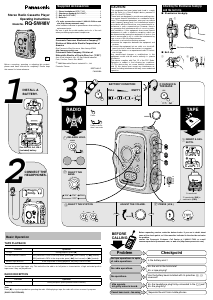 Manual Panasonic RQ-SW48V Cassette Recorder