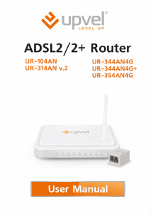 Manual Upvel UR-344AN4G+ Router