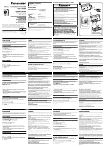 Manuale Panasonic RQ-SX58V Registratore a cassette