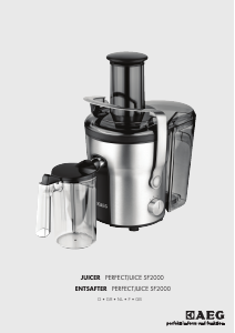 Manual AEG SF2000 PerfectJuice Juicer