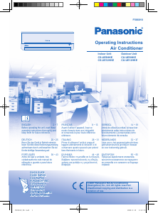 Manual Panasonic CU-UE9HKE Air Conditioner