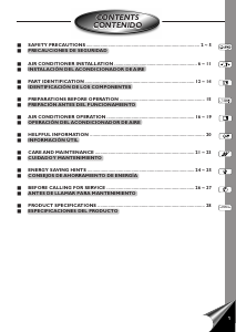 Manual de uso Panasonic CW-XC80YU Aire acondicionado