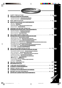 Manual de uso Panasonic CW-XC150EP Aire acondicionado