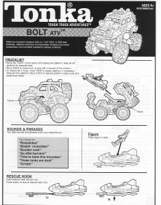 Handleiding Hasbro 90707 Tonka Bolt ATV