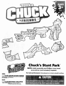 Manual Hasbro 94617 Tonka Chuck & Friends Chucks Stunt Park