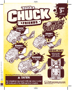 Handleiding Hasbro 94624 Tonka Chuck & Friends Chuck Dump Truck