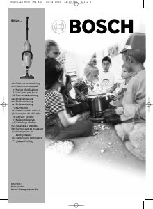 Manual Bosch BHS4100 Vacuum Cleaner