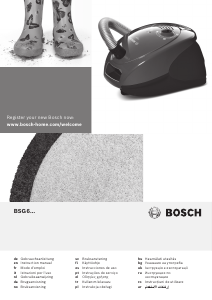 Manual de uso Bosch BSG62200 Aspirador