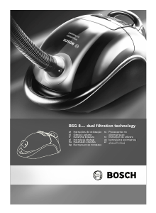 Kullanım kılavuzu Bosch BSG82485 Elektrikli süpürge