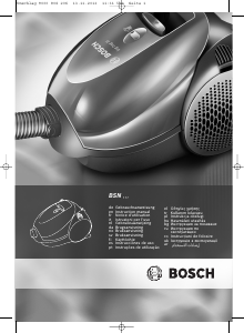 Manuale Bosch BSN1800GB Aspirapolvere