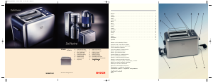 Kullanım kılavuzu Bosch TAT8SL1 Solitaire Ekmek kızartma makinesi