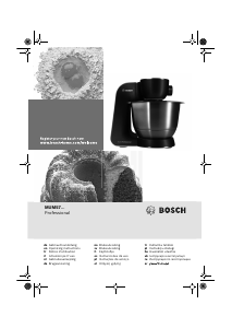 Manual Bosch MUM57830 Batedeira com taça