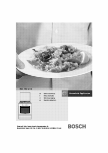 Manual Bosch HSG142GEU Range