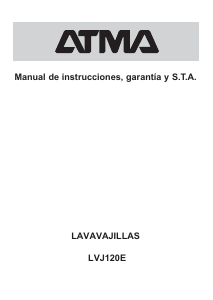 Manual de uso Atma LVJ120E Lavavajillas