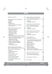 Manual de uso Longvie EL4613 Lavadora