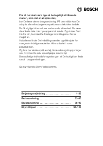 Bruksanvisning Bosch HMT75M650 Mikrovågsugn