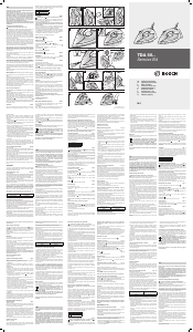 Bedienungsanleitung Bosch TDA5660 Sensixx B4 Bügeleisen