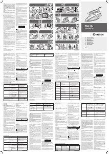 Manual de uso Bosch TDA6610 Sensixx B5 Plancha