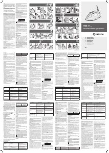 Manual Bosch TDS1130 Sensixx Iron