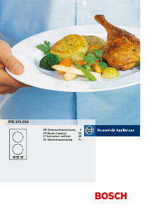 Mode d’emploi Bosch PIE375C03 Table de cuisson