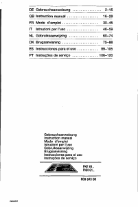 Manual Bosch PKE616C Placa