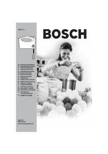 Käyttöohje Bosch MFQ2107 Käsivatkain