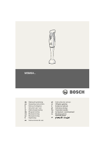 Brugsanvisning Bosch MSM6A30LE Stavblender