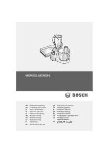 Käyttöohje Bosch MCM5540 Keittiön monitoimikone