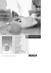 Εγχειρίδιο Bosch TCA4101 Μηχανή εσπρέσο
