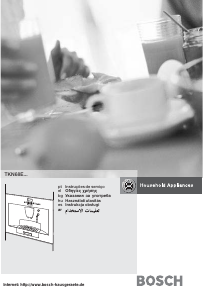 Manual de uso Bosch TKN68E75GB Máquina de café espresso