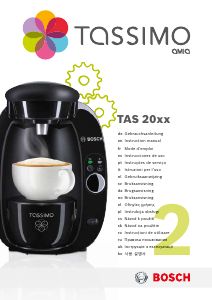 Mode d’emploi Bosch TAS2006 Tassimo Amia Cafetière