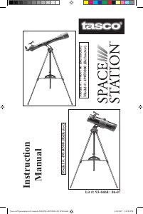 Bedienungsanleitung Tasco 49070800 Space Station Teleskop