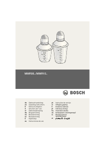 Руководство Bosch MMR0801 Измельчитель