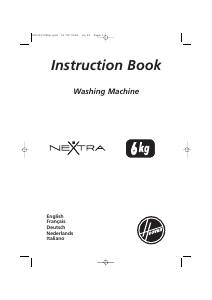 Manuale Hoover HNL 6146-83M Lavatrice