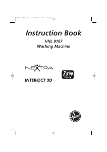 Bruksanvisning Hoover HNL 9166-86S Tvättmaskin