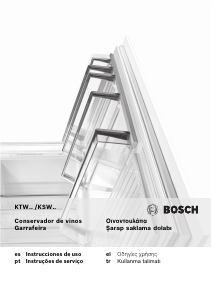 Kullanım kılavuzu Bosch KSW22V80 Şarap dolabı