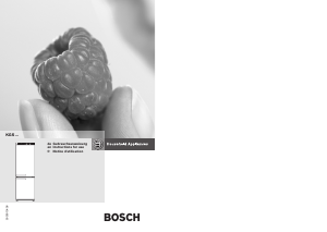 Manual Bosch KGS43123FF Fridge-Freezer