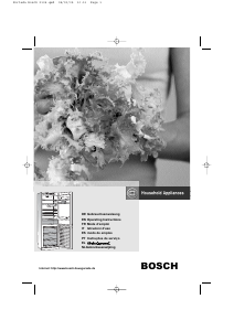 Manuale Bosch KGP39361 Frigorifero-congelatore