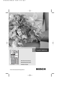 Bedienungsanleitung Bosch KGS36310FF Kühl-gefrierkombination