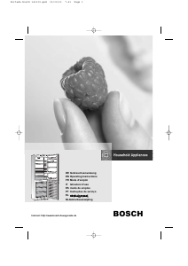 Mode d’emploi Bosch KGS36V00 Réfrigérateur combiné