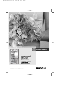 Bedienungsanleitung Bosch KGP36330 Kühl-gefrierkombination