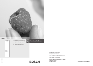 Handleiding Bosch KGU44193FF Koel-vries combinatie