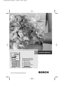 Manuale Bosch KGS36310 Frigorifero-congelatore