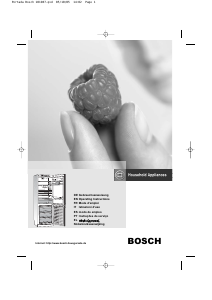 Manual de uso Bosch KGP39320 Frigorífico combinado