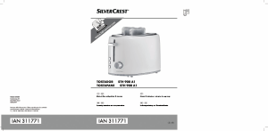 Manual SilverCrest STH 900 A1 Toaster
