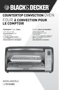 Mode d’emploi Black and Decker TO1635BC Four