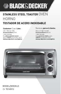 Manual de uso Black and Decker TO1491S Horno