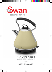 Bruksanvisning Swan SK34010CREN Vattenkokare