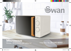 Manual Swan SM22035GRYN Microwave